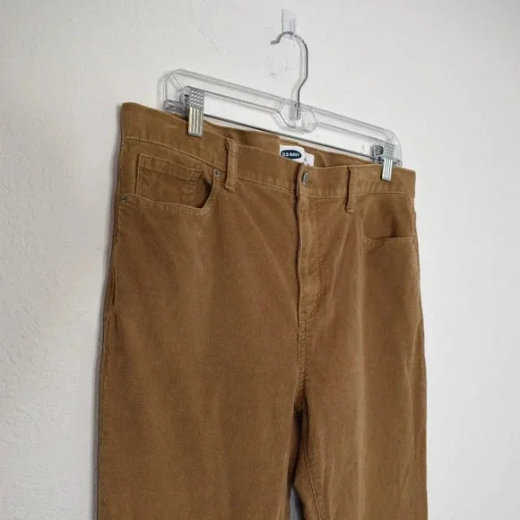 Old Navy Boys Karate Slim Built-In Flex Max Corduroy Pants Sz 18 Plus High Rise - Picture 5 of 16